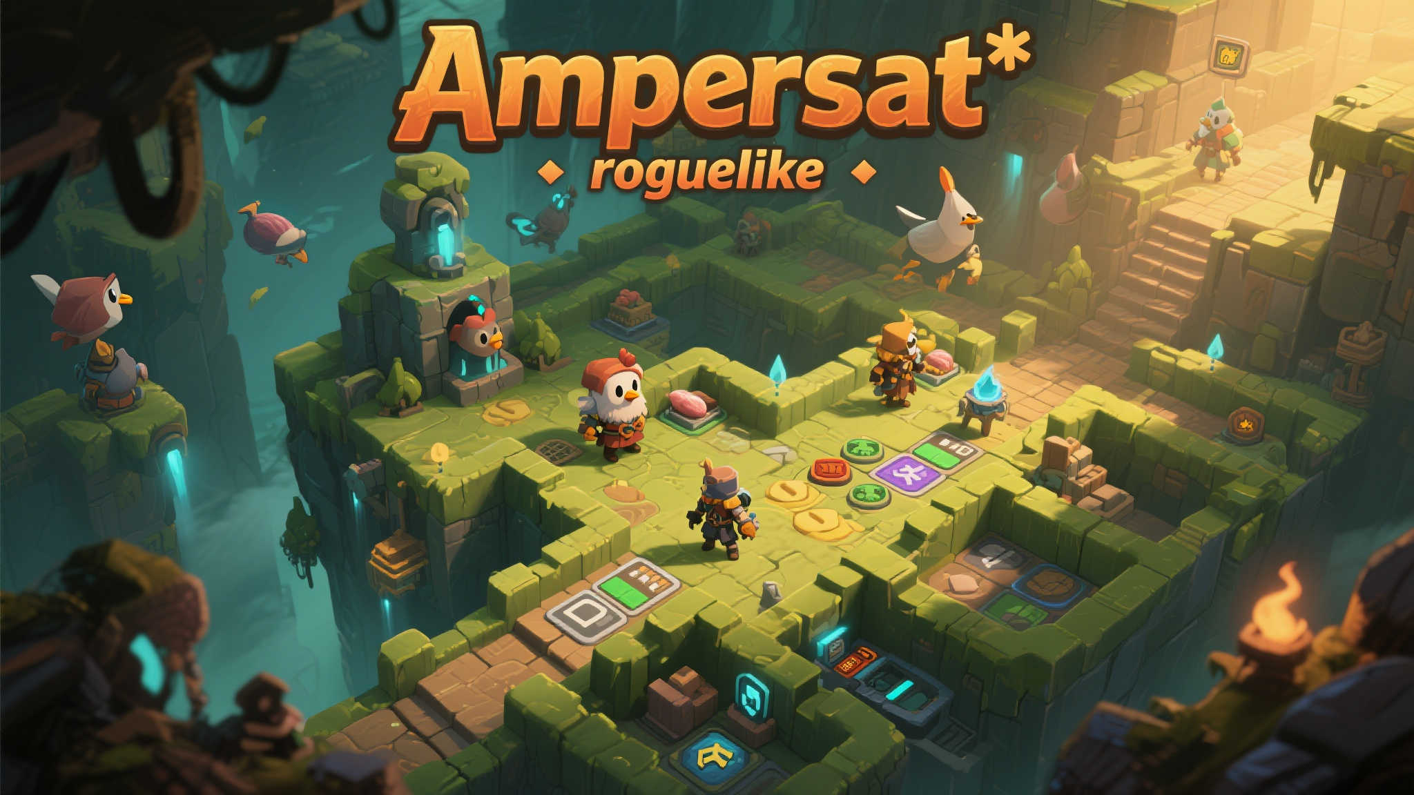 限时领取！肉鸽动作RPG《Ampersat》现已免费上架Steam！